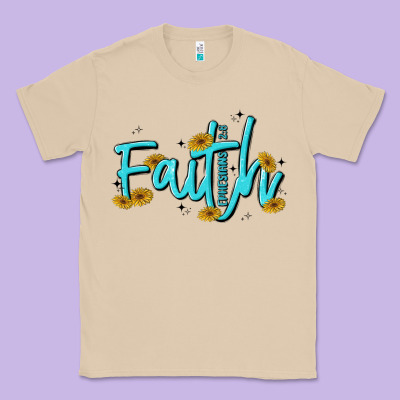 Faith Classic Tee Designed By Maliassmallbusiness