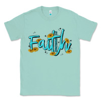Seafoam faith Classic Tee - MaliasSmallBusiness