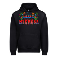 Black Too busy being hermosa Urban Hoodie - FaDigitalArtStudio