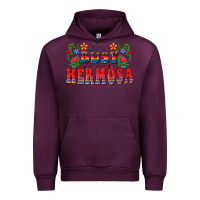 Mauve Wine Too busy being hermosa Urban Hoodie - FaDigitalArtStudio