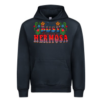 Navy Too busy being hermosa Urban Hoodie - FaDigitalArtStudio