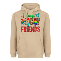 Mushroom I love my gay friends Heavyweight Hoodie - NancyCooperArtShop