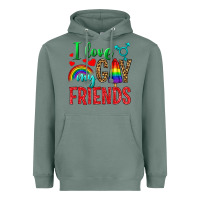 Sage I love my gay friends Heavyweight Hoodie - NancyCooperArtShop