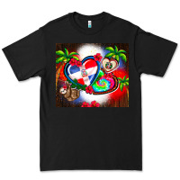 Black dominican republic  leopard Premium Tee - AdoDesignShop