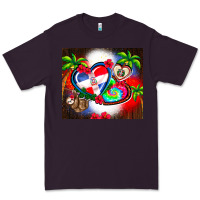 Plum dominican republic  leopard Premium Tee - AdoDesignShop