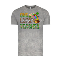 Cloud Rock one lucky teacher st patricks Vintage Tee - NancyCooperArtShop