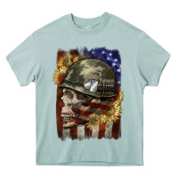 Arona Army skull 4th of july Heavy Core Tee - CowGirlArtShop