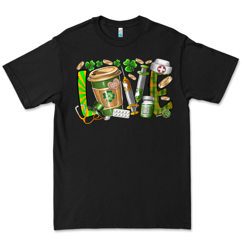 St Patricks Love Nurse Premium Tee by RacoonDesign | Teevron