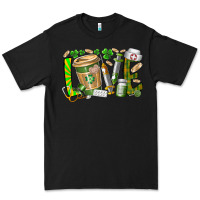 Black St Patricks love nurse Premium Tee - RacoonDesign