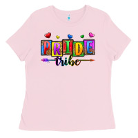 Bubblegum Pink pride tribe Ladies Tee - Zillion Design Studio