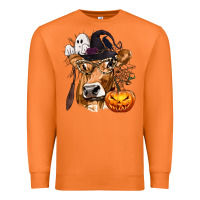 Carrot Boo Heifer Cow Halloween Premium Sweatshirt - texasbilliewilder