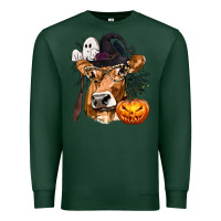 Sports Green Boo Heifer Cow Halloween Premium Sweatshirt - texasbilliewilder