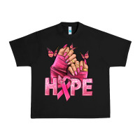 Black hope cancer nails Urban Heavy Tee - NancyCooperArtShop