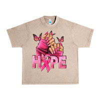 French Oak hope cancer nails Urban Heavy Tee - NancyCooperArtShop