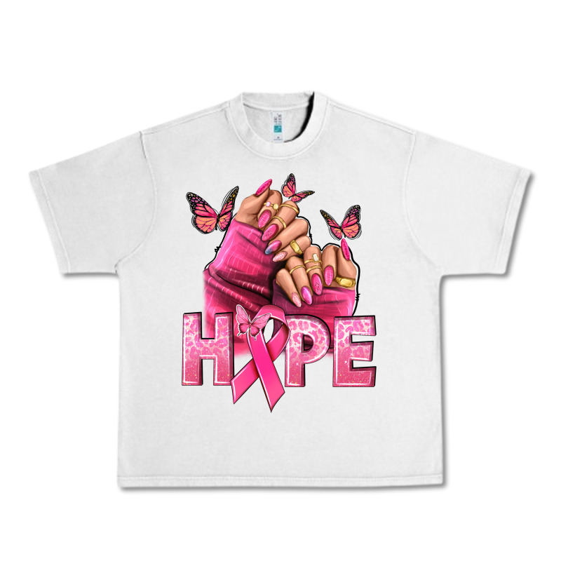 Hope Cancer Nails Urban Heavy Tee by NancyCooperArtShop | Teevron