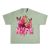 Oil Green hope cancer nails Urban Heavy Tee - NancyCooperArtShop
