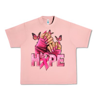 Salmon hope cancer nails Urban Heavy Tee - NancyCooperArtShop