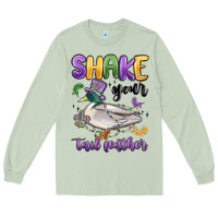Matcha shake your tail feather mardi gras Long Sleeve Tee - MaliasSmallBusiness