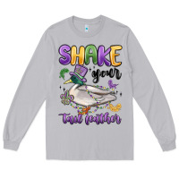 Moon Dust shake your tail feather mardi gras Long Sleeve Tee - MaliasSmallBusiness