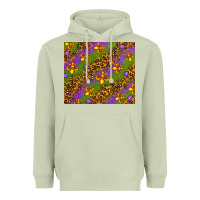 Matcha Mardi Gras Heavyweight Hoodie - NancyCooperArtShop