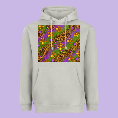 Mardi Gras Heavyweight Hoodie Designed By Nancycooperartshop