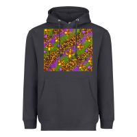 Smoke Mardi Gras Heavyweight Hoodie - NancyCooperArtShop