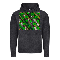 Vintage Black st patricks western brush strokes Vintage Hoodie - Artiststas