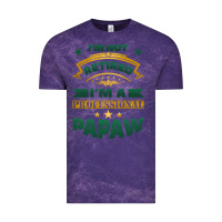 Cloud Purple i'm not retired i'm a professional papaw Vintage Tee - Jasminsmagicworld
