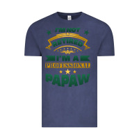 Vintage Denim i'm not retired i'm a professional papaw Vintage Tee - Jasminsmagicworld