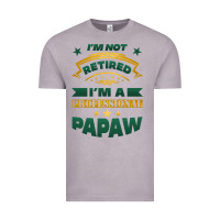 Vintage Zinc i'm not retired i'm a professional papaw Vintage Tee - Jasminsmagicworld
