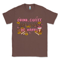 Chestnut drink coffee read books be happy Classic Tee - MaliasSmallBusiness