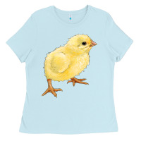 Baby Blue chick Ladies Tee - RanaPortraitStore