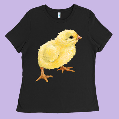 Chick Ladies Tee Designed By Ranaportraitstore
