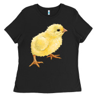 Black chick Ladies Tee - RanaPortraitStore