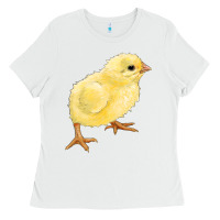 White chick Ladies Tee - RanaPortraitStore