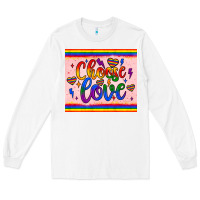 White choose love tumbler Long Sleeve Tee - JahusDesignShop