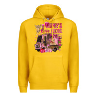 Lemon Cupid's love lodge with truck Valentine's Day Premium Hoodie - HowdyJamesFarm