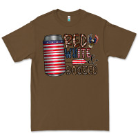 Cacao red white  boozed Premium Tee - CowhideDigitalArt