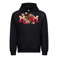 Black Valentine's Day mom Urban Hoodie - FaDigitalArtStudio