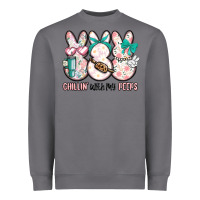 Storm easter chilling with my peeps bunny Heavyweight Sweatshirt - MaliasSmallBusiness