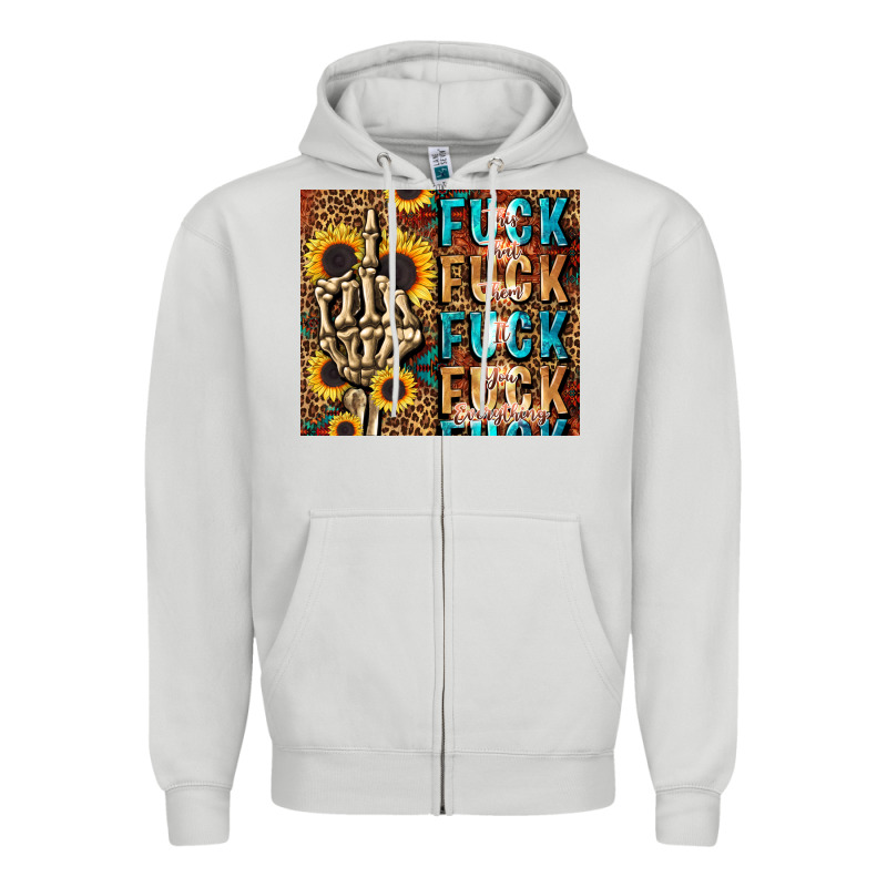 Fuck Zipper Hoodie by LillyAllenDesigns | Teevron
