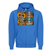 True Royal fuck Zipper Hoodie - LillyAllenDesigns