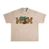 French Oak Western Mom Red Angus Cow Urban Heavy Tee - LillyAllenDesigns