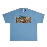 Pebble Blue Western Mom Red Angus Cow Urban Heavy Tee - LillyAllenDesigns