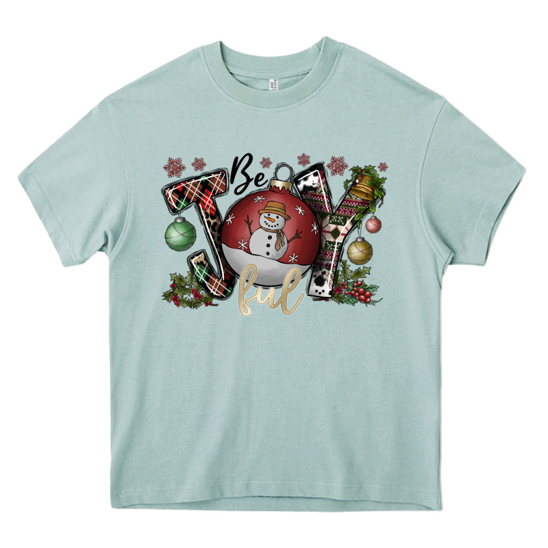 Be Joy Ful Heavy Core Tee by CowhideDigitalArt | Teevron