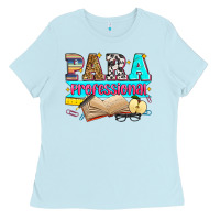 Baby Blue paraprofessional Ladies Tee - Zillion Design Studio