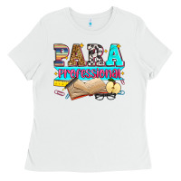 White paraprofessional Ladies Tee - Zillion Design Studio