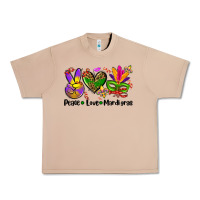 Burro peace love  mardi gras Urban Heavy Tee - AdoDesignShop