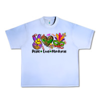 Grape Ice peace love  mardi gras Urban Heavy Tee - AdoDesignShop