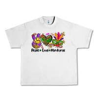 Lunar Rock peace love  mardi gras Urban Heavy Tee - AdoDesignShop